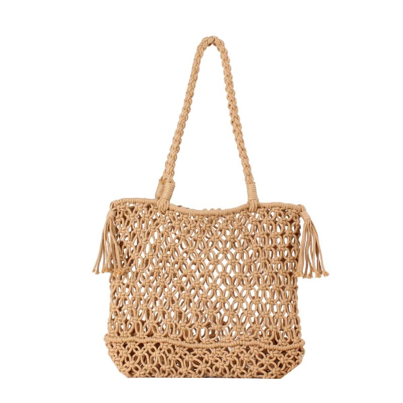 Summer Woven Beach Bags - Straw Bags for Holiday - Travel Totes